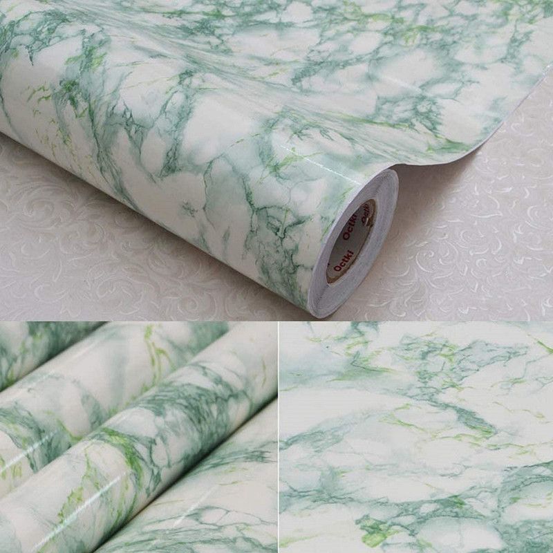 shreeji creation Abstract Green Wallpaper  (500 cm x 45 cm, Pack of 3)