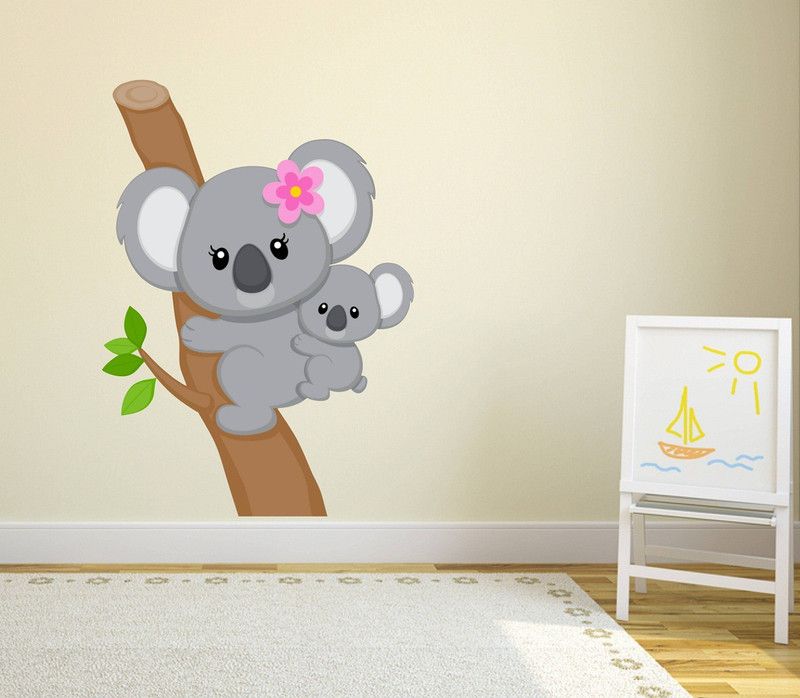 Wollfill 45 cm Cute Panda Decoratve wallsticker Self Adhesive Sticker  (Pack of 1)