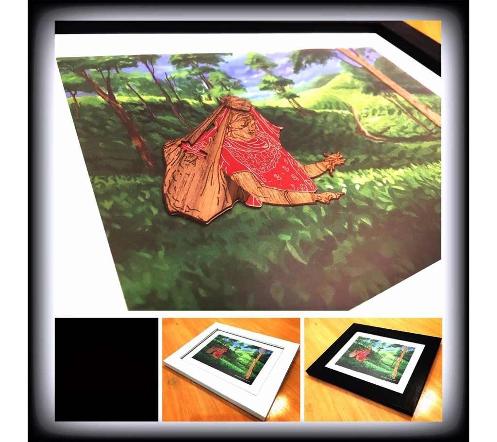 Tea Garden in Sylhet (Wall Decor)