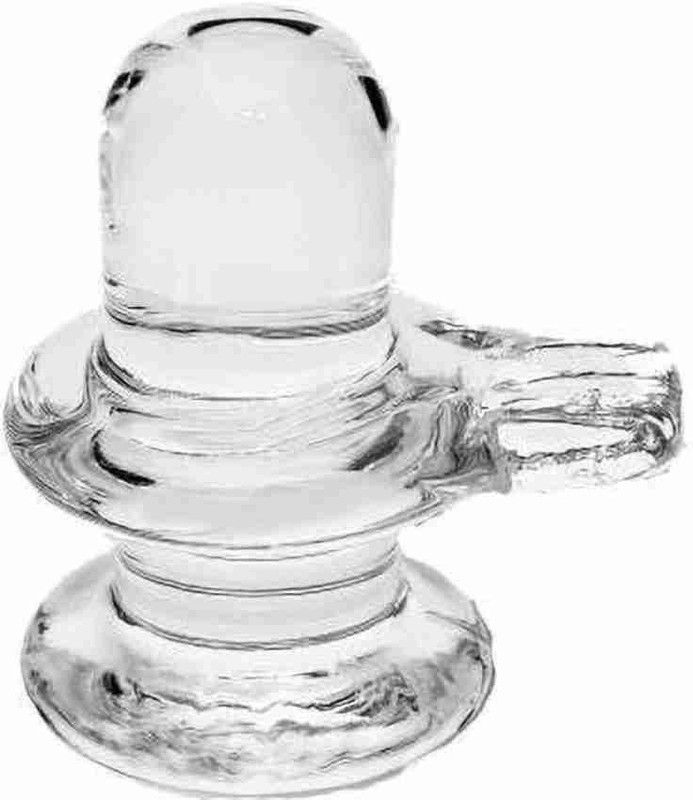 babgga Decorative Showpiece - 25 cm  (Glass, Silver)