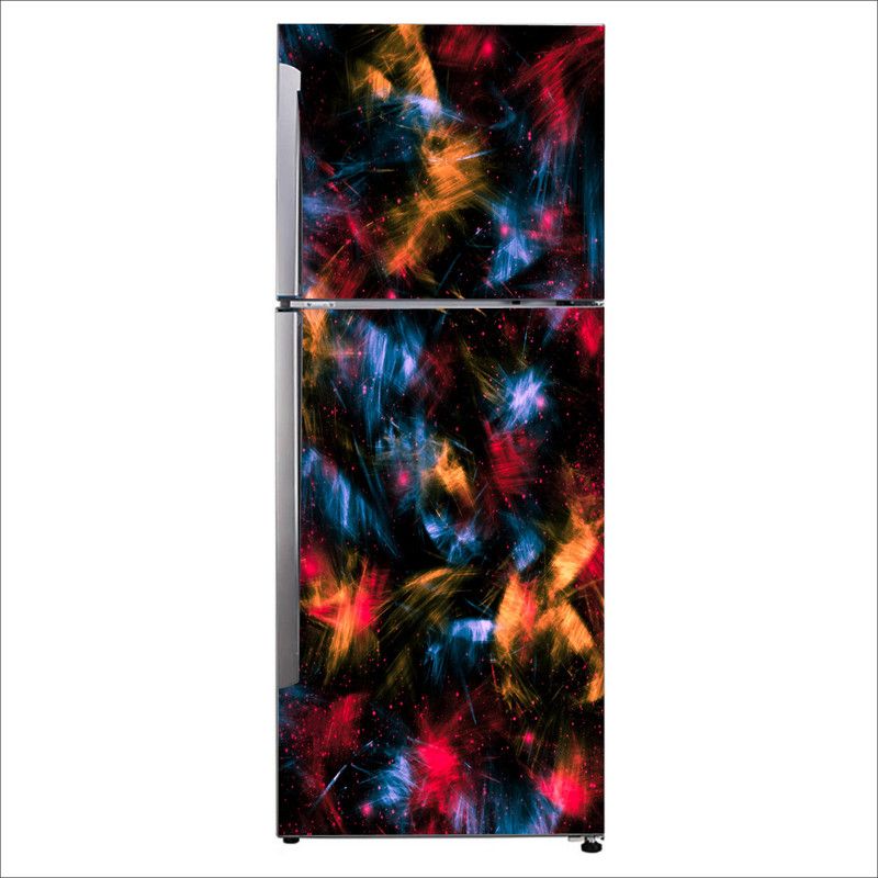 K2A Studio 60 cm color light formations abstract Self Adhesive Sticker  (Pack of 1)