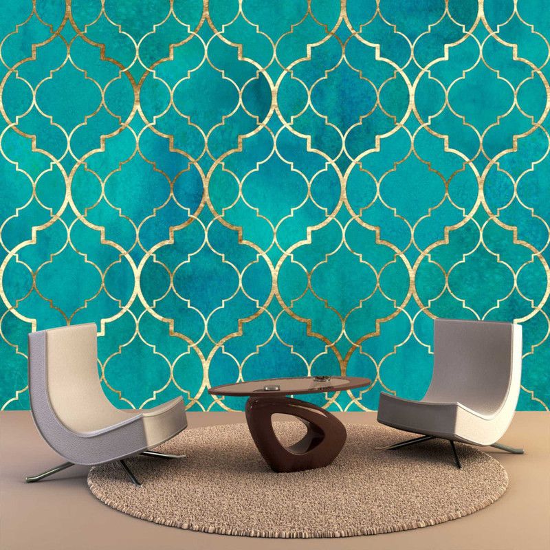 decorative design Decorative Green Wallpaper  (40 cm x 228 cm)