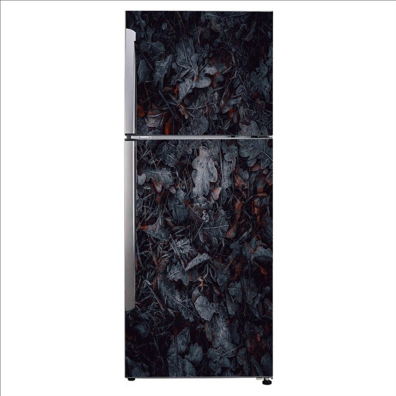Psychedelic Collection 60 cm Decorative pattern metal space design light Exta Large Sticker For Fridge Décor Self Adhesive Sticker  (Pack of 1)