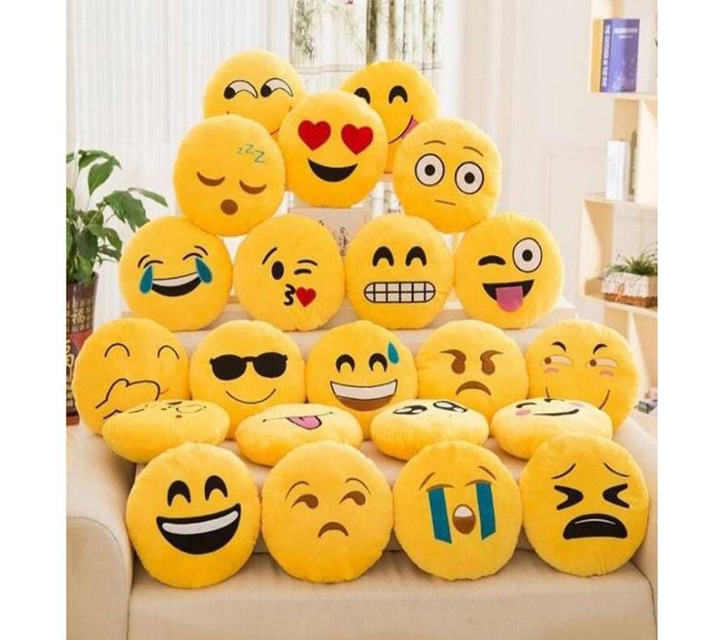 Emoji Pillow Super Soft Seat Cushion Random Design