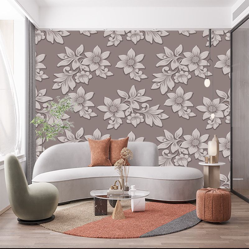 UNIQUE Decorative Grey Wallpaper  (127 cm x 40 cm)