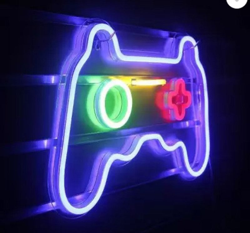 GetGoods Neon Light Game  (12 inch X 24 inch, Red, Blue, Green)