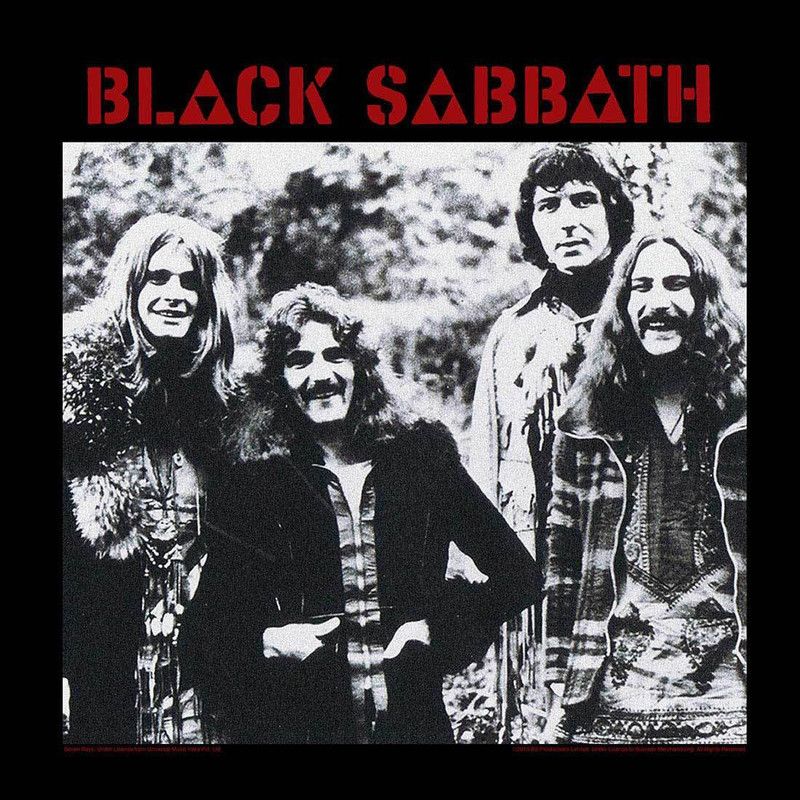 Black Sabbath Band 3 (Officially Licensed) Paper Print  (12 inch X 12 inch, Rolled)