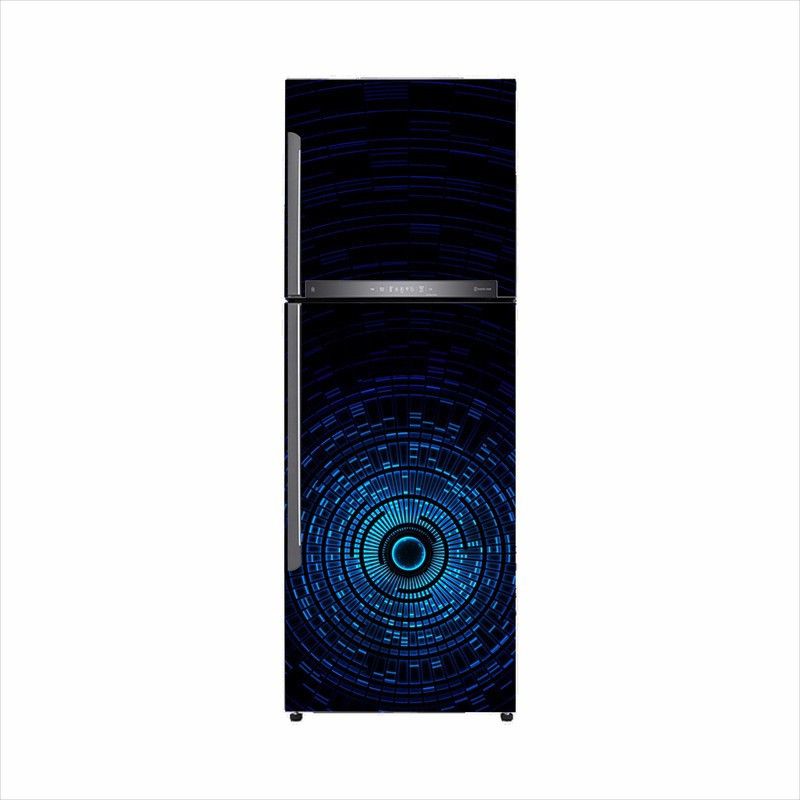 ADVAIT DESIGNS 60 cm colorfull abstract effect fridge wallpaper poster self adhesive vinyl fridge wrap decorative wall sticker Self Adhesive Sticker  (Pack of 1)