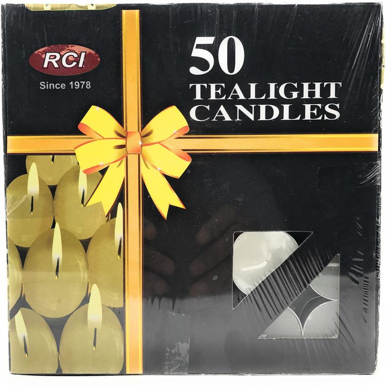 Ivox Round Shape Candle  (White, Pack of 100)