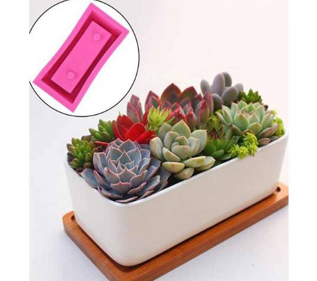 Concrete Flower Pot (without flowers)