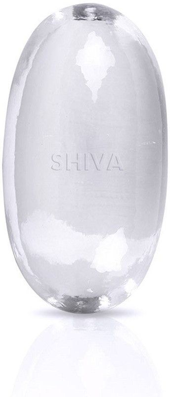 SBBCO crystal lingam Most Powerful Crystal Lingam for Positive Decorative Showpiece - 4 cm  (Crystal, White)