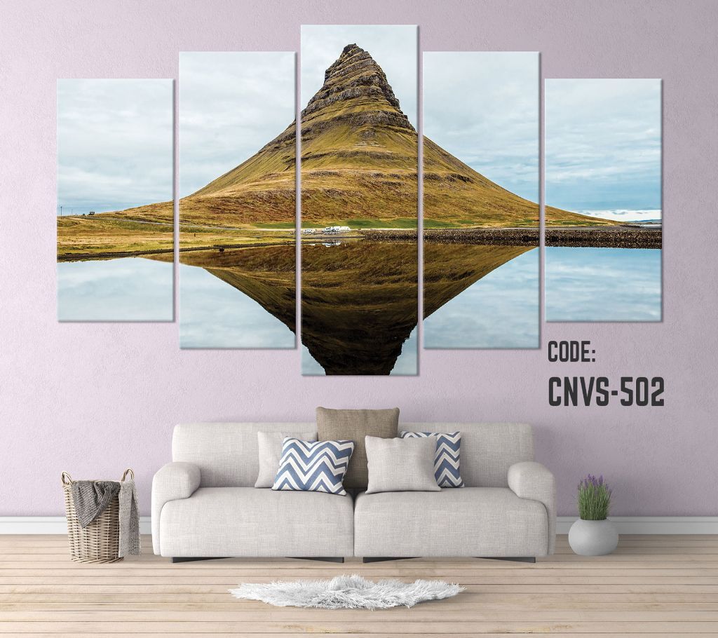 CNVS-502 Single Mountain Wall Canvas Art Prints 78 inch x 48 inch