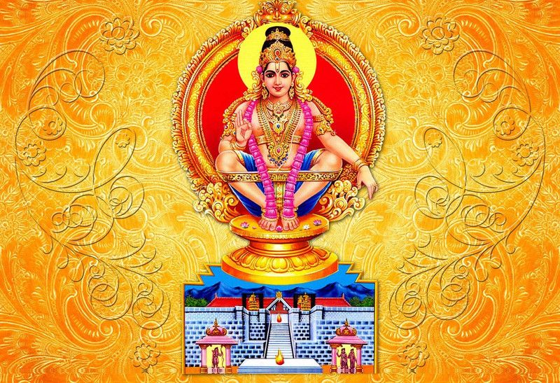 Poster Lord Ayyappa Bhagwan Ji sl12033 (Wall Poster, 13x19 Inches, Multicolor) Fine Art Print  (19.1 inch X 13.1 inch, Rolled)