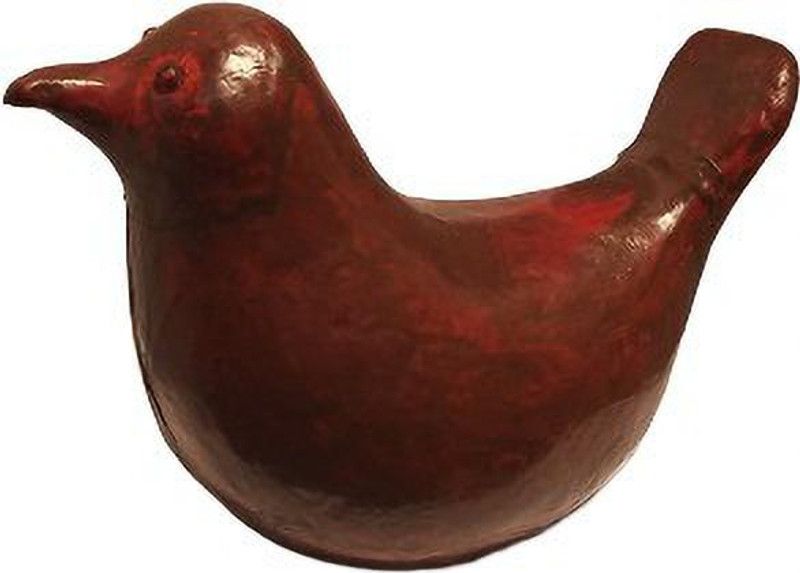 Handicraftx Decorative Showpiece - 11 cm  (Paper Mache, Brown)