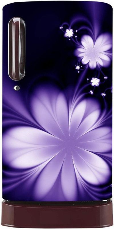 sp decals 60 cm HD Water Drop On Feather Self Adhesive Vinyl Sticker Fridge wrapSticker Self Adhesive Sticker  (Pack of 1)