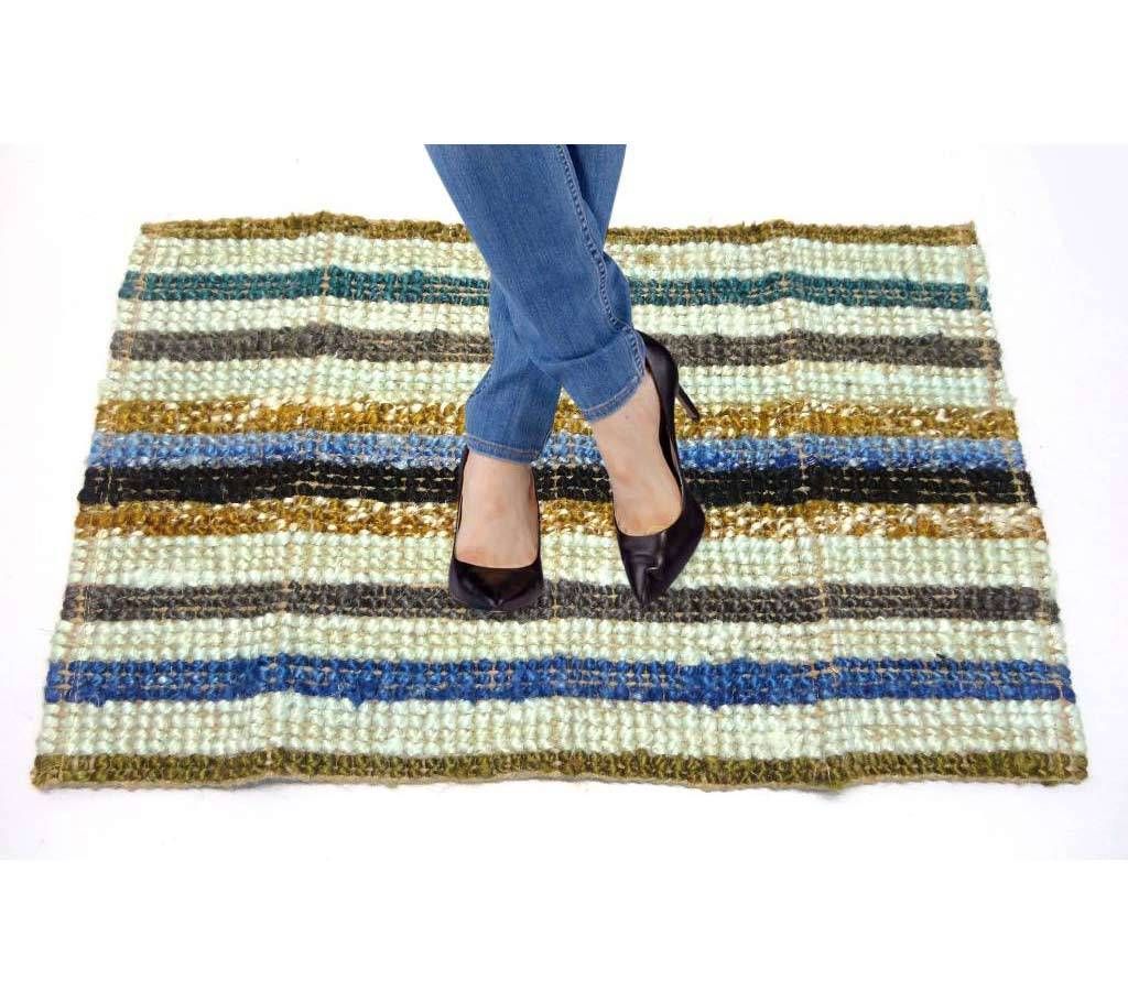 JUTE FLOOR CARPET RUG 50 x80 cm