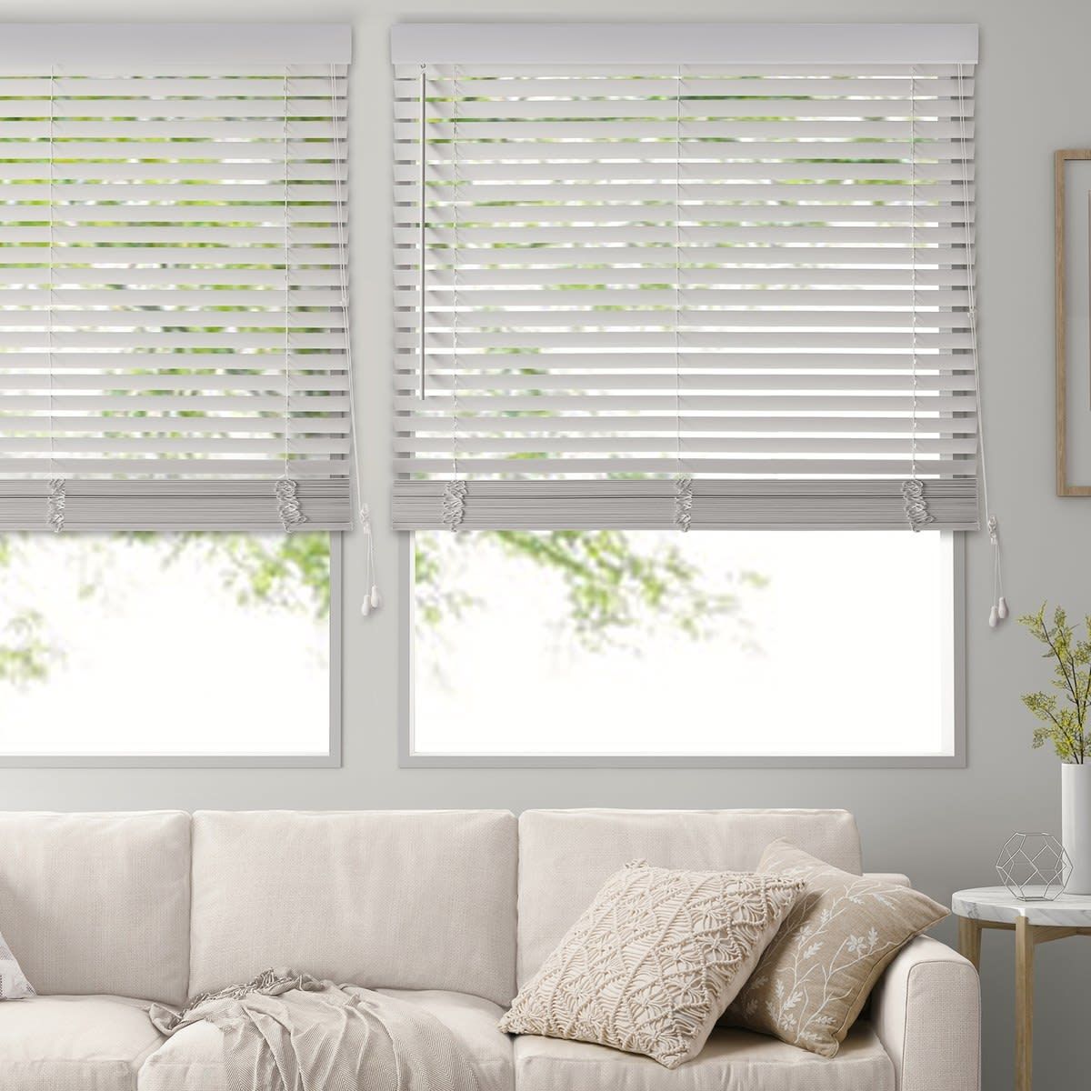 Venetian Blinds - 180cm x 150cm, White