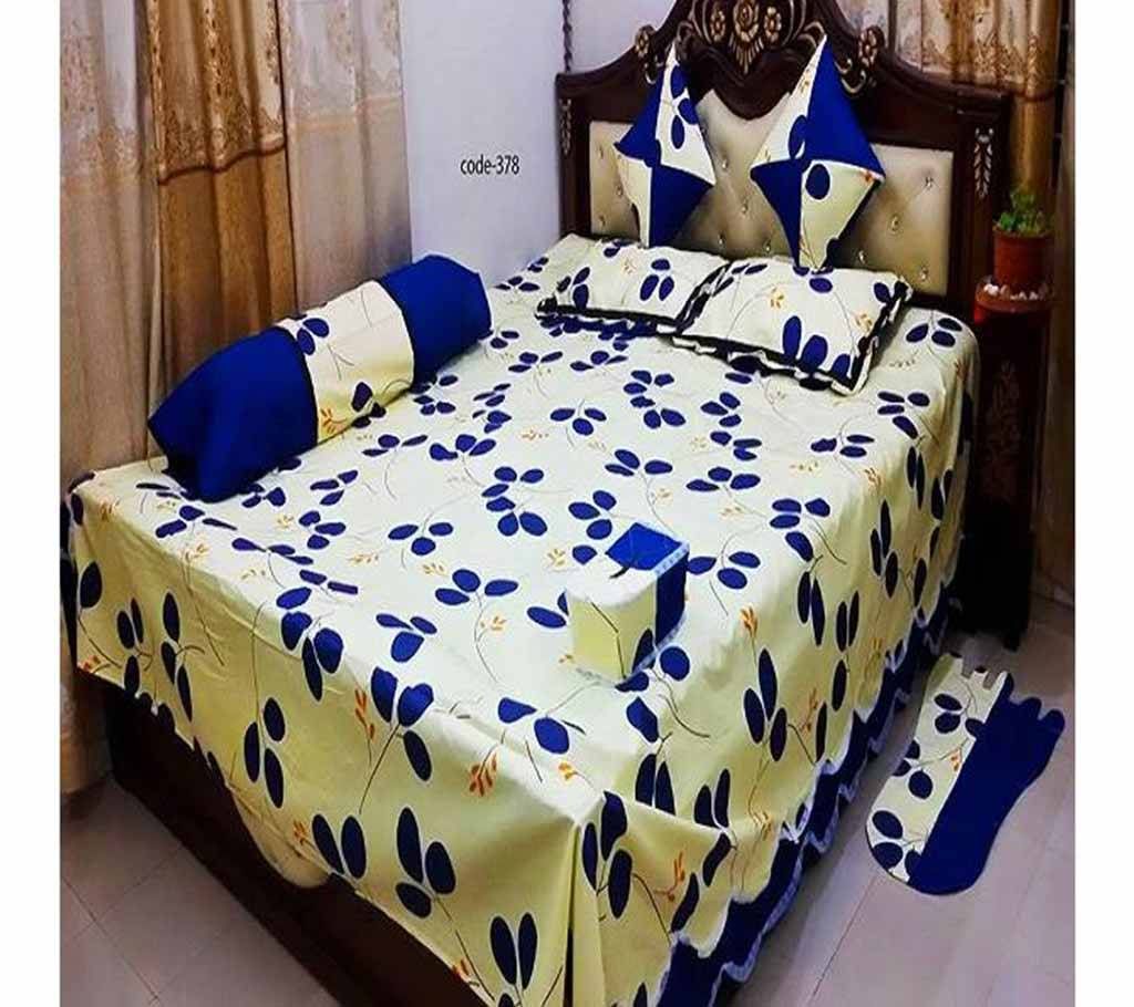 100% cotton 8 pcs  bed sheet . model : 378