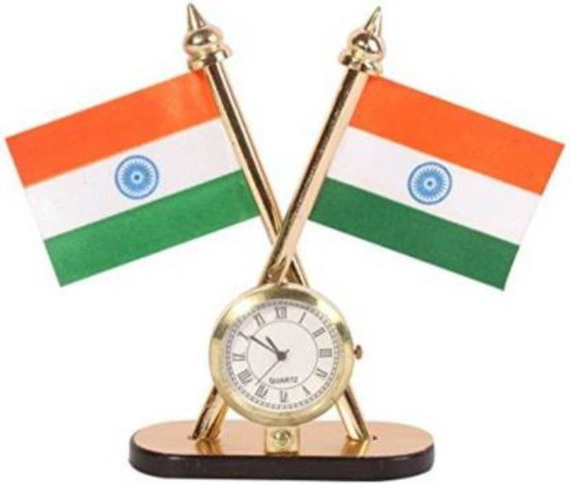 Pepino India Double Sided Wind Car Dashboard Flag Flag  (Nylon)