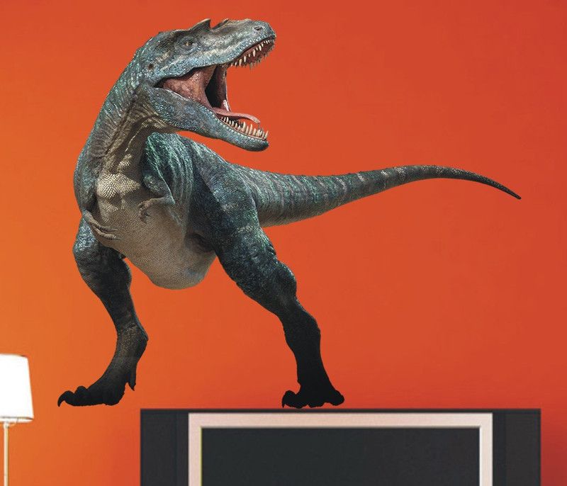 Jagvii 74 cm Dinosaur, Self Adhesive Sticker  (Pack of 1)