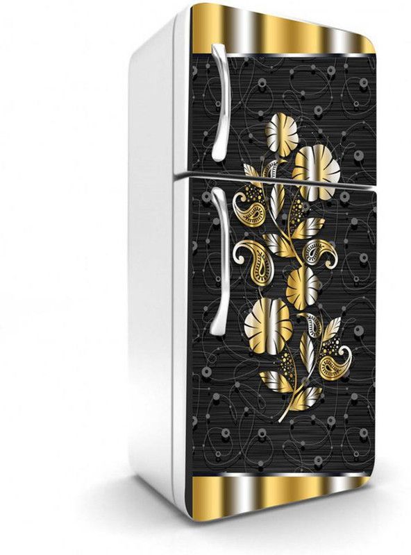 Kota Creation 61 cm Fridge Sticker Decorative Refrigerator Sticker PVC Vinyl Multicolour -KCFS-54 Self Adhesive Sticker  (Pack of 1)