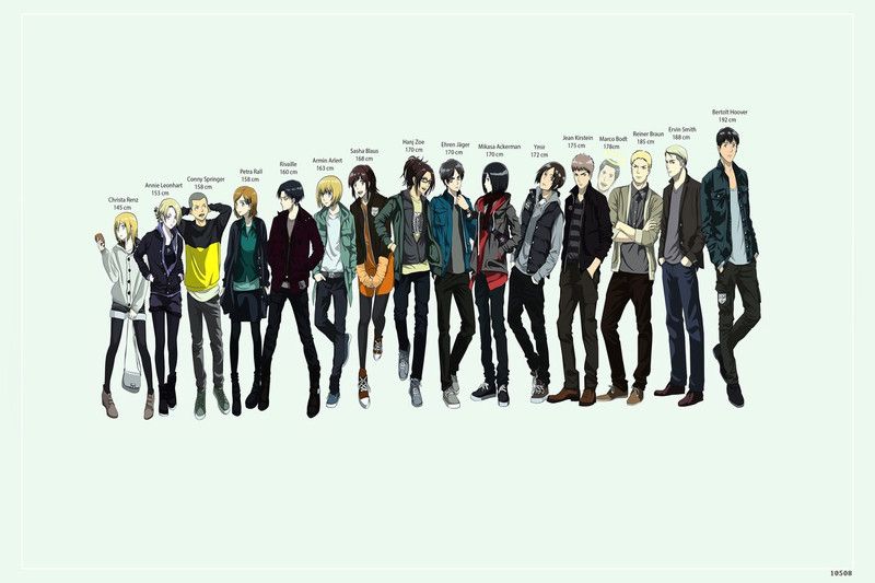 Blouse Sasha Hanji Zoe Mikasa Ackerman Levi Ackerman Matte Finish Poster Paper Print  (12 inch X 18 inch)
