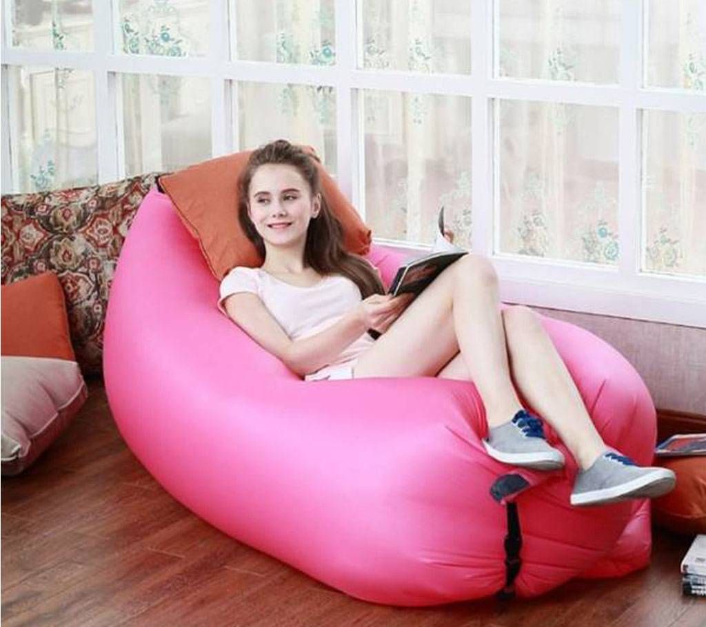 Fast Inflatable Sofa Bed - Pink