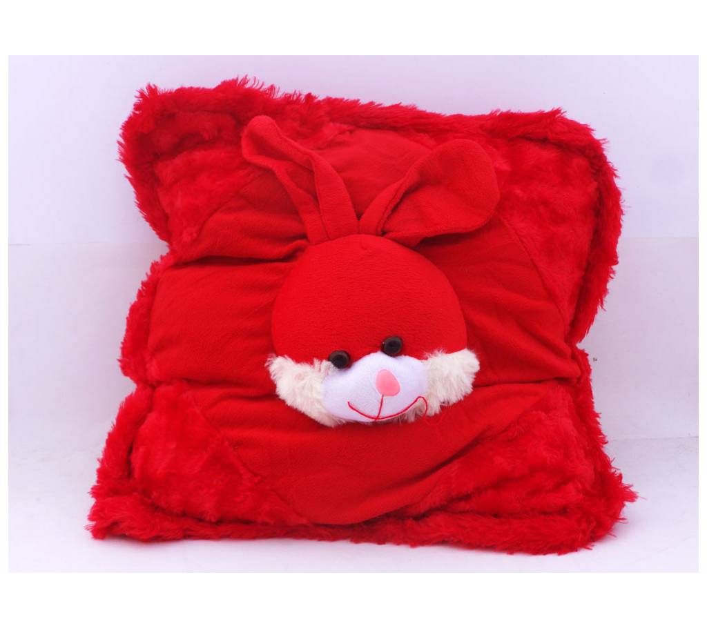 Red Rabbit Cushion