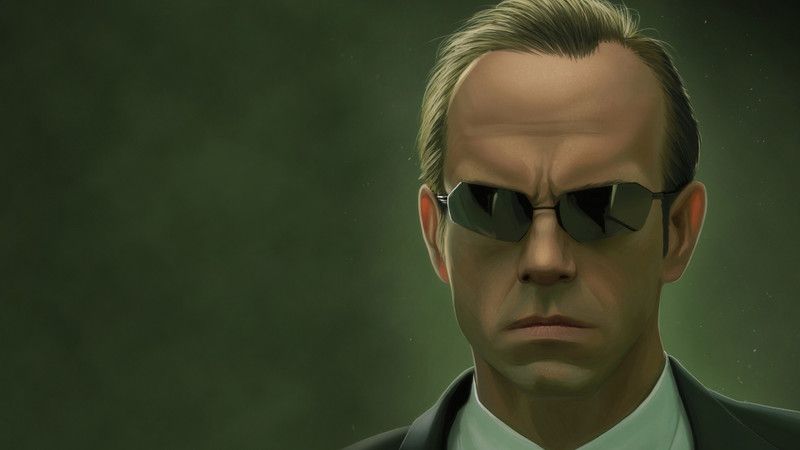 matrix agent smith sunglasses hugo weaving Wall Poster Print on Art Paper 13x19 Inches Paper Print  (19 inch X 13 inch, Rolled)