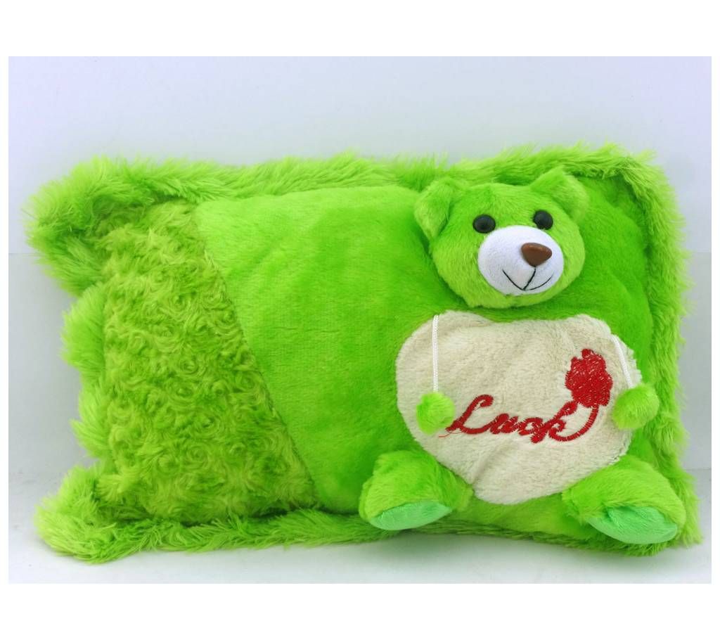 Green Bear Pillow