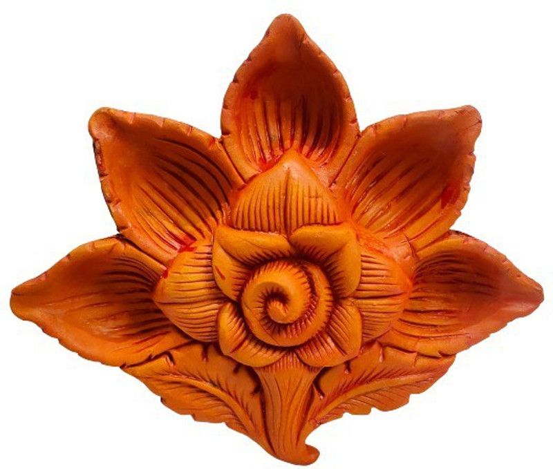 MUKHERJEE HANDICRAFTS: TRANSFORMATION OFLIFE........ Terracotta Table Diya  (Height: 3 inch)
