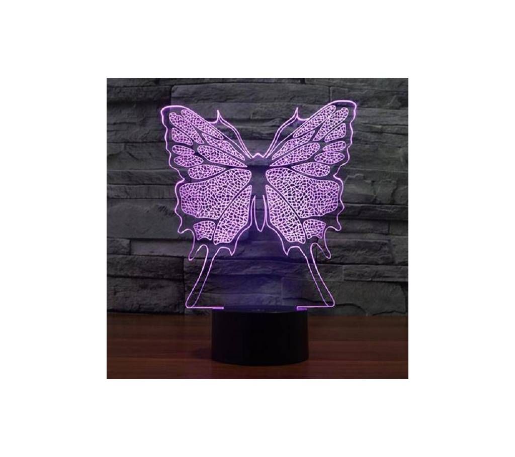 Butterfly LED 3D Illusion Lamp