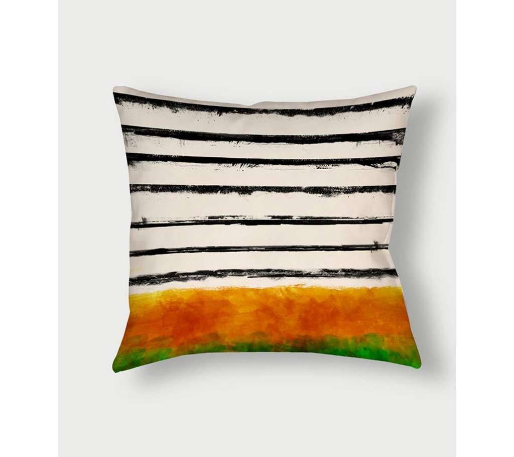 Paint Brush stripes Cushion Cover
