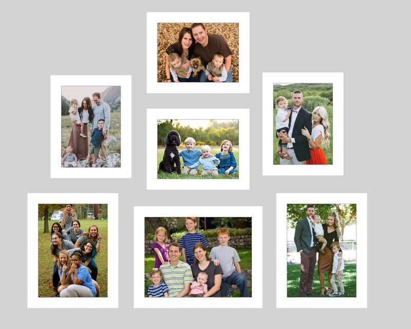SWADESI STUFF MDF Personalized, Customized Gift Best Friends Reel Photo Collage gift for Friends, BFF with Frame, Birthday Gift,Anniversary Gift Wall  (White, 7 Photo(s), 4 frame : 4x6 inch, 2 frame : 5x7 inch, 1 frame : 6x8 inch)