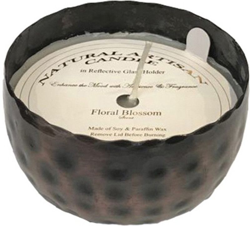 SET DESIGN Aroma candle bowl Candle  (Black, Pack of 1)