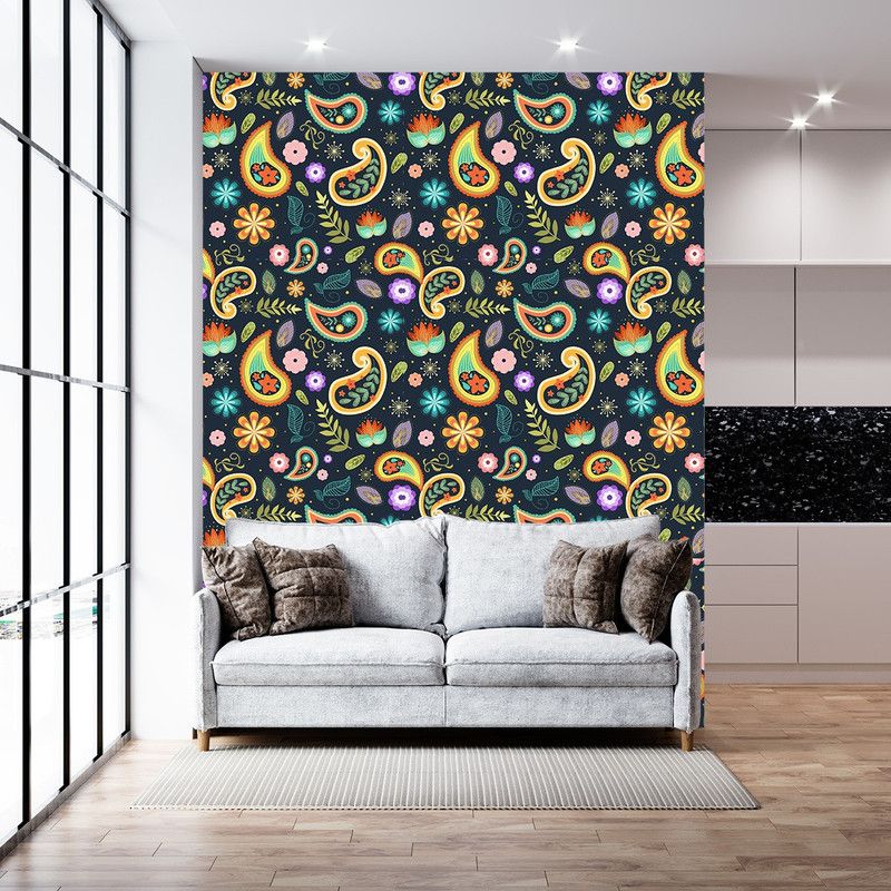 UK INTERIOR DESIGN 50.8 cm Self Adhesive Waterproof Wallpaper (40cm X914cm)_0XXL_ 0WALLPAPER_0035 Self Adhesive Sticker  (Pack of 1)
