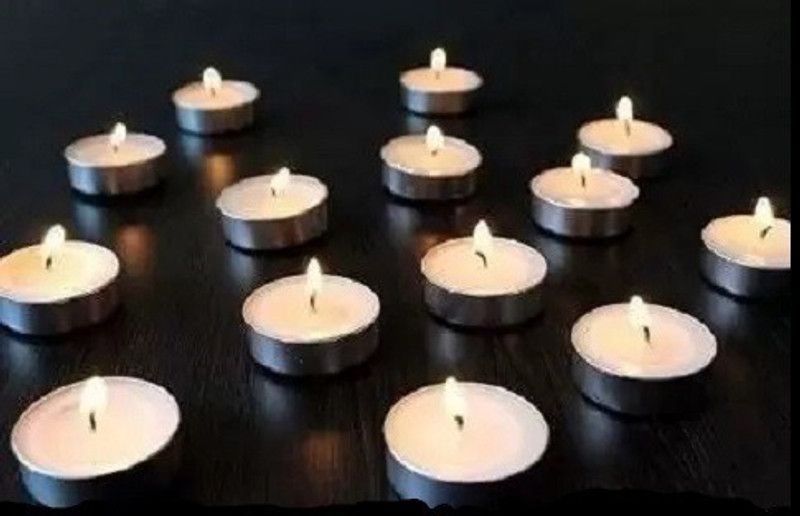 Tealight Smokeless, Daily Use, Multi-Purpose, Birthday, Festive, Home Decor Candle  (Beige, Pack of 10)