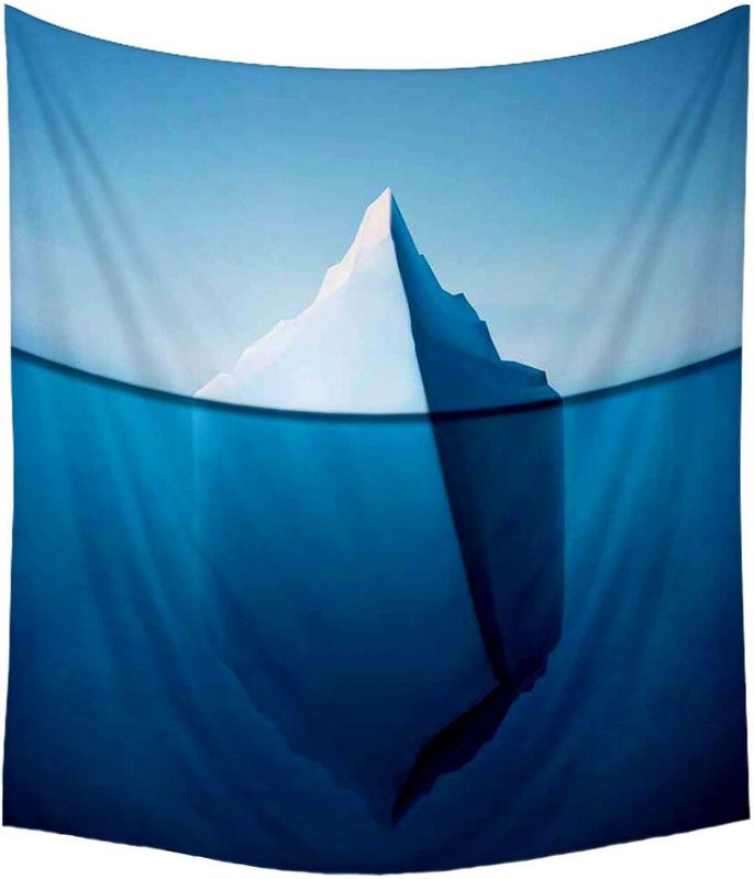 ArtzFolio Tapestry  (Blue, White)