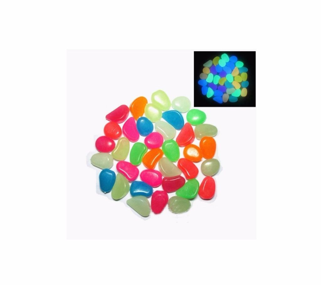Glow in the Dark Stones Rocks for Walkways Garden Yard Aquarium-10Pcs