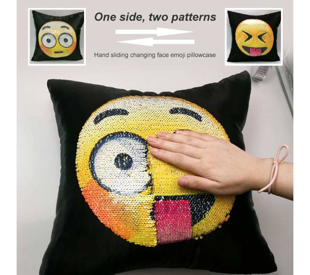 Emoji Color Changing Pillow Cover 