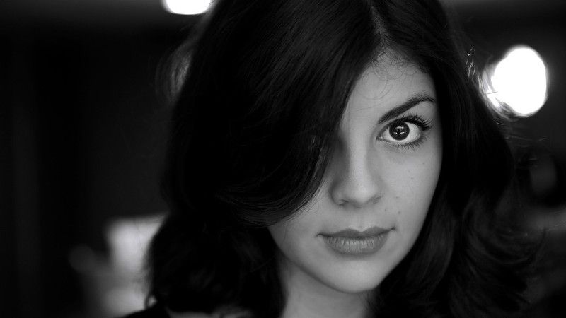 nikki janowski canadian singer jazz pop black and white on fine art paper 13x19 Paper Print  (19 inch X 13 inch, Rolled)