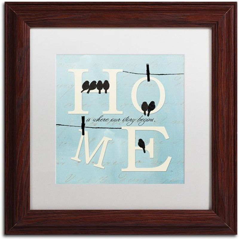 Trademark Art Canvas 11 inch x 11 inch Painting  (With Frame)