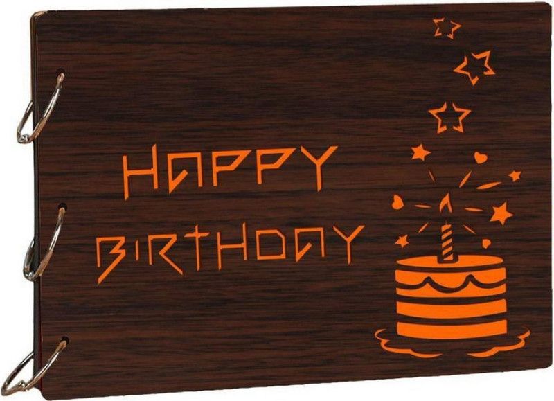 Maruti Art HAPPY BIRTHDAY ALBUM Album  (Photo Size Supported: 2 * 4 INCH)