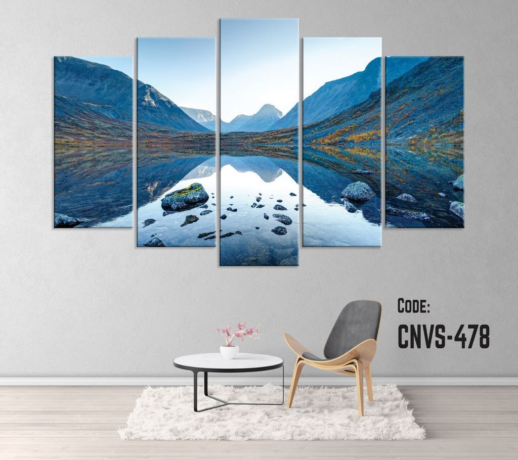 CNVS-478 Bule Mountain Wall Canvas Art Prints 48 inch x 36 inch