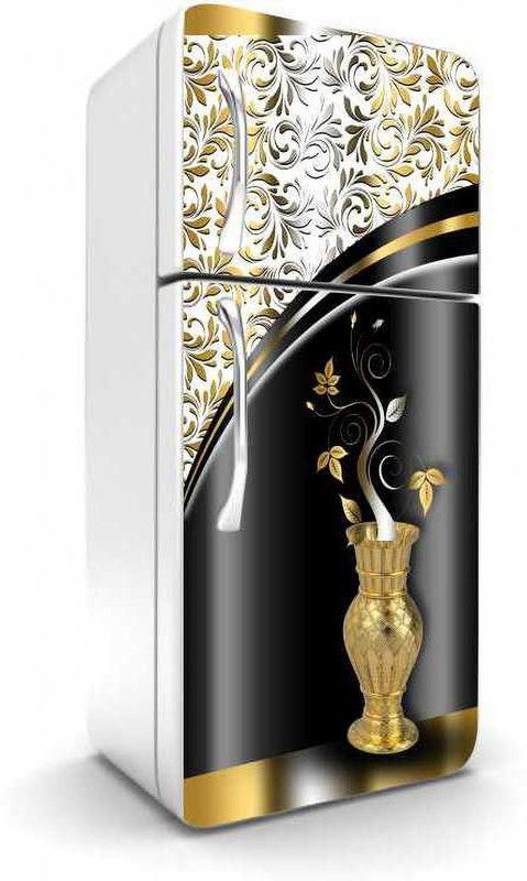 Kota Creation 61 cm Fridge Sticker Decorative Refrigerator Sticker PVC Vinyl Multicolour -KCFS-55 Self Adhesive Sticker  (Pack of 1)