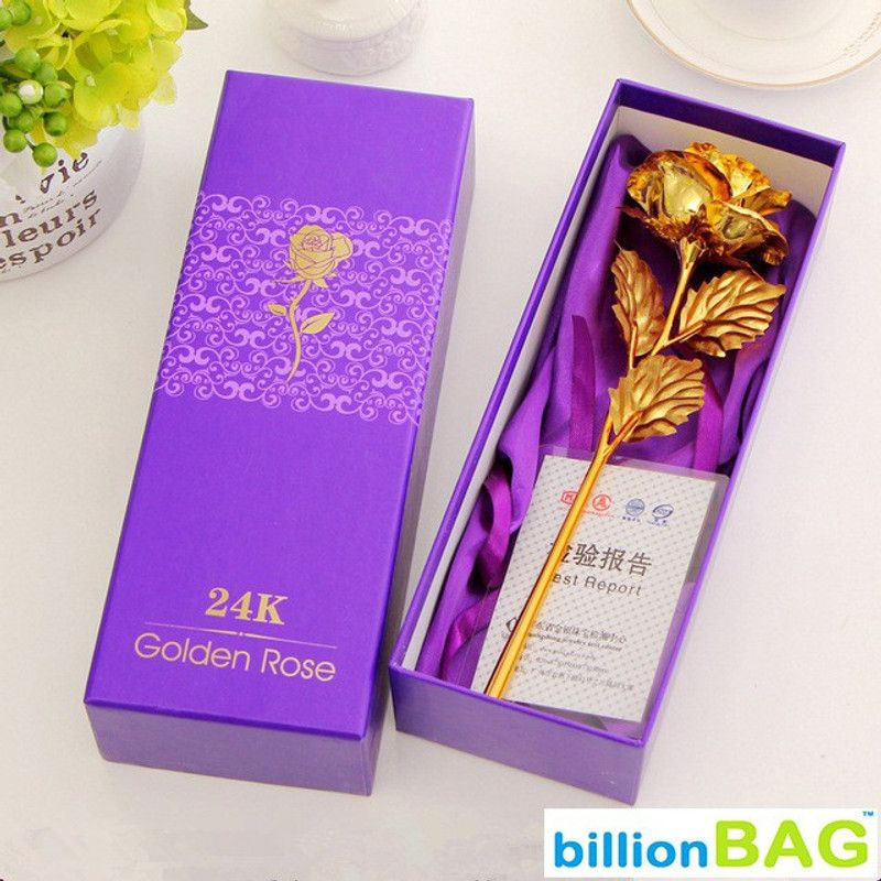 billionBAG Golden Rose Decorative Showpiece - 7 cm  (Gold Plated, Gold)