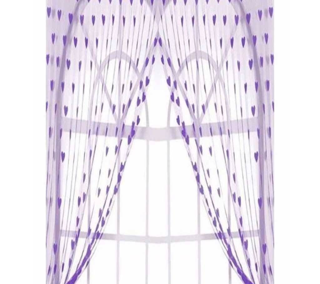 HEART SHARP Net Screen 2PCS - WHITE