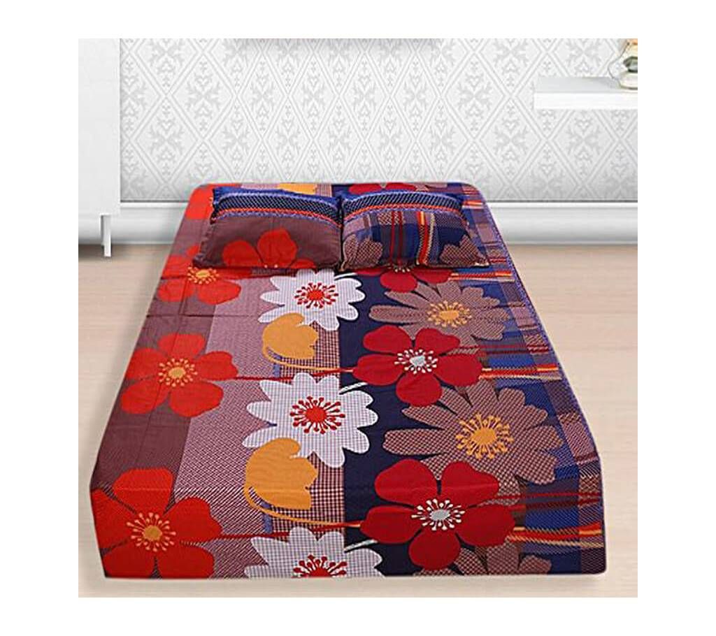 Cotton Double size Bed Sheet Set -122