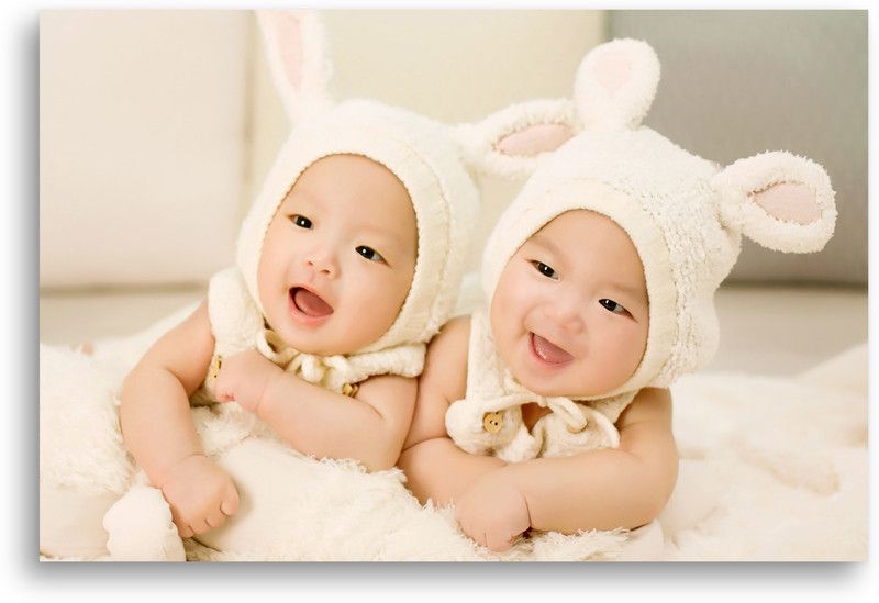 PRINTHUBS 45.72 cm Baby Poster For Pregnant Women Girl Boy Room Home Wall Décor (Size12x18 IN)s44 Removable Sticker  (Pack of 1)