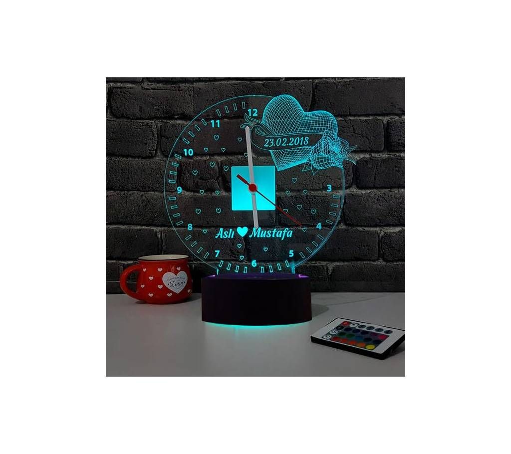 Watch LED 3D Illusion Lamp